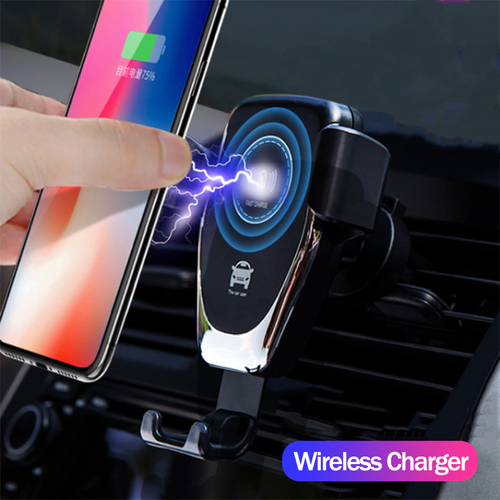 Wireless Qi iPhone & Samsung Car Phone Stand & Charger